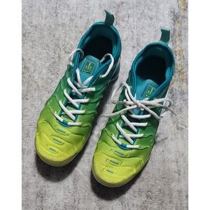 Nike Air Women's Evaporated TN Plus CI9900-300 Yellow‎ Green Gradient Size 8.5